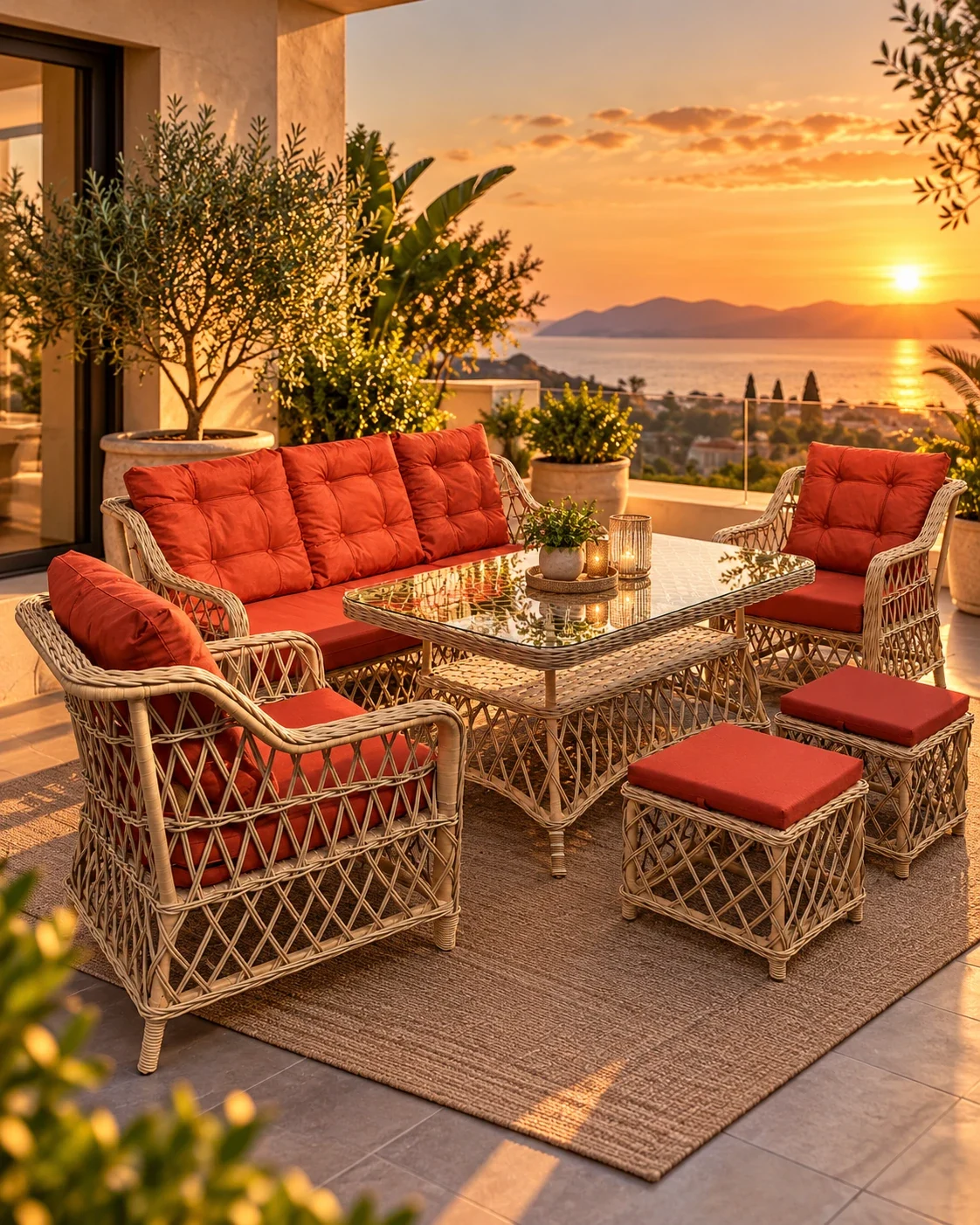 Spring Dream 3+1+1 Bahçe ve Balkon Takımı